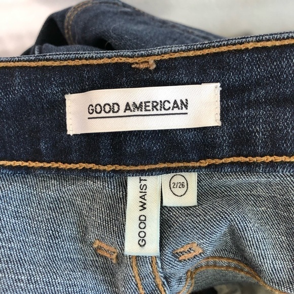 Good American Good Waist Lace Up Ribbon Skinny Jeans - Picture 6 of 7